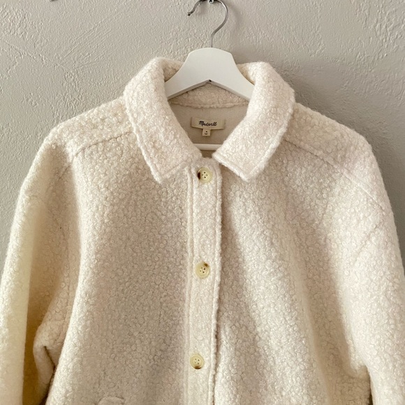Madewell Boucle Bomber Jacket - Picture 3 of 8